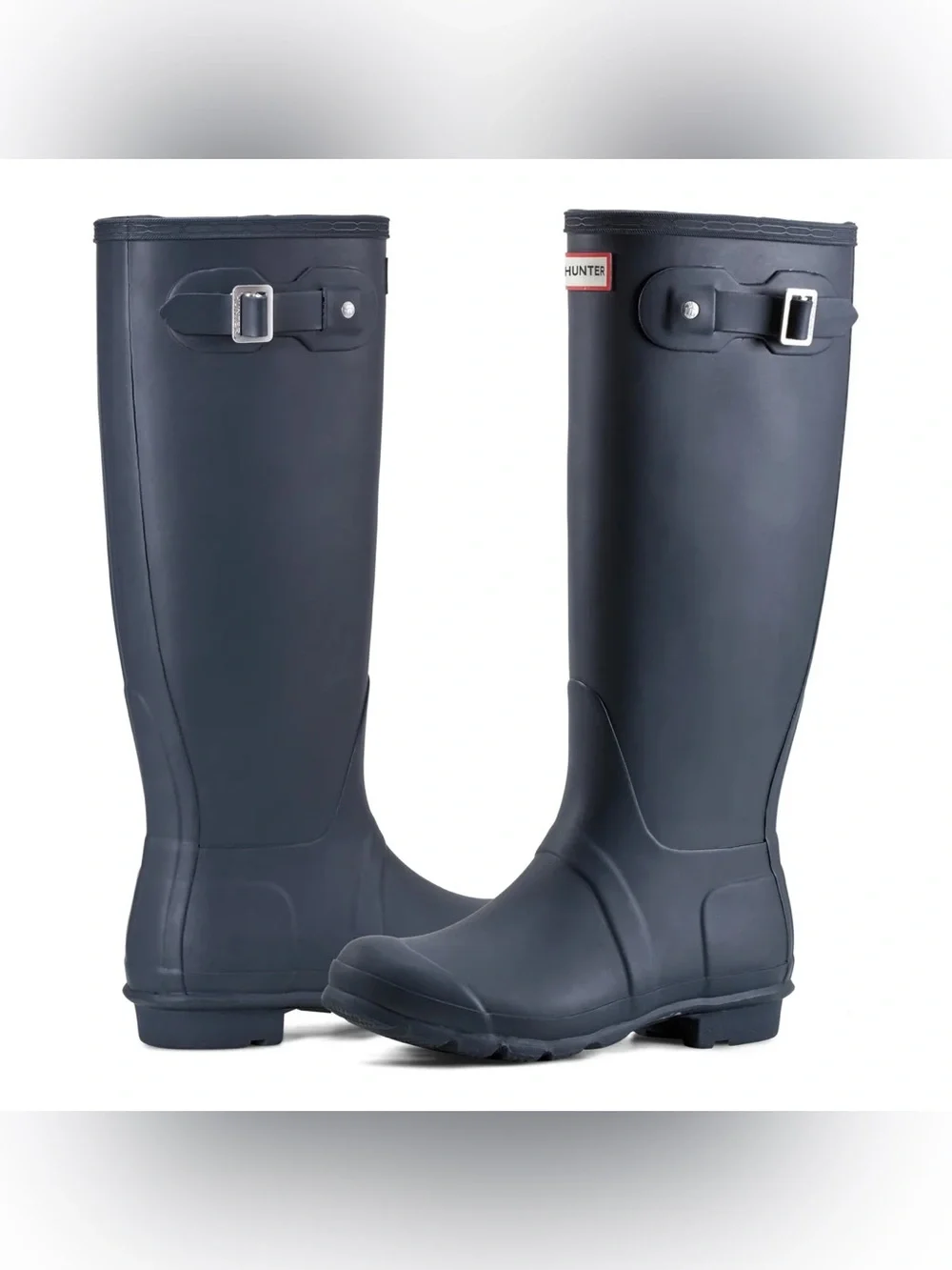 NWT HUNTER Original Tall Rain Boot- Navy/Size 10